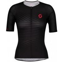 Fahrradbekleidung Radsport 2020 Damen SCOTT RC Premium Climber Trikot Kurzarm Outlet schwarz Radtrikot Kaufen
