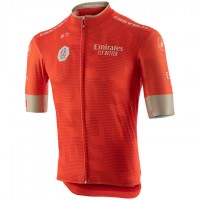 Fahrradbekleidung Radsport 2020 UAE Tour Trikot Kurzarm Outlet Orange Radtrikot Kaufen