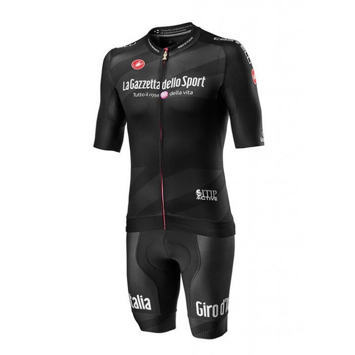 Fahrradbekleidung Radsport 2020 GIRO D'ITALIA Radbekleidung Satz Trikot Kurzarm+Trägerhosen Set Outlet Schwa Radtrikot Kaufen