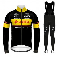 Fahrradbekleidung Radsport 2020 LOTTO KERNHAUS Set Radbekleidung Trikot Langarm+ Trägerhos Radtrikot Kaufen