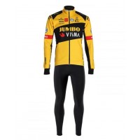 Fahrradbekleidung Radsport 2020 TEAM JUMBO VISMA Set Radbekleidung Trikot Langarm+ Trägerhos Radtrikot Kaufen