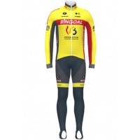 Fahrradbekleidung Radsport 2020 WALLONIE BRUXELLES Set Radbekleidung Trikot Langarm+ Trägerhos Radtrikot Kaufen