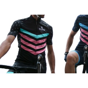 NICANDRO Radtrikot kurzarm schwarz NICANDRO Radtrikot kurzarm schwarz