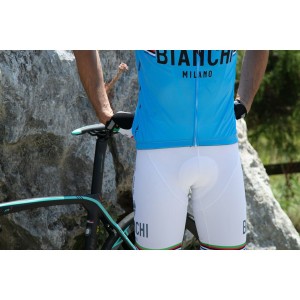 Radsport-Trägerhose VICTORY-Campione del Mondo weiß Radsport-Trägerhose VICTORY-Campione del Mondo weiß