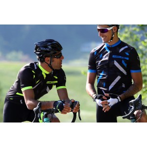 DISCESA 2.0 Radtrikot kurzarm schwarz/gelb DISCESA 2.0 Radtrikot kurzarm schwarz/gelb