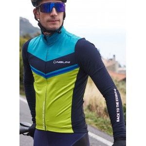 Asfalto Jkt Fahrrad Winterjacke dunkelblau/gelbgrün/türkis Asfalto Jkt Fahrrad Winterjacke dunkelblau/gelbgrün/türkis