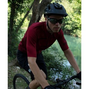 DISUERI Radtrikot kurzarm rot