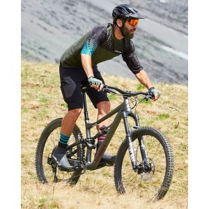 New Hill MTB Trikot kurzarm armeegrün/schwarz