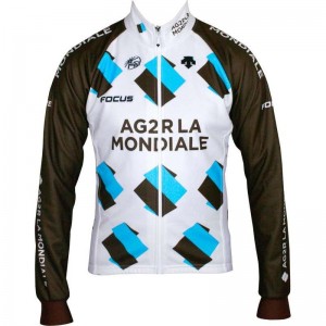 AG2R LA MONDIALE 2015 Fahrrad Winterjacke-Radsport-Profi-Team