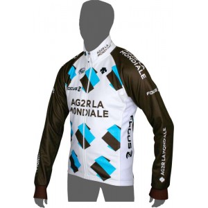 AG2R LA MONDIALE 2014 Radsport-Winterjacke Radsport-Profi-Team