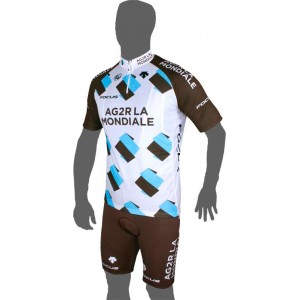 AG2R LA MONDIALE 2015 Trägerhose Radsport-Profi-Team AG2R LA MONDIALE 2015 Trägerhose Radsport-Profi-Team