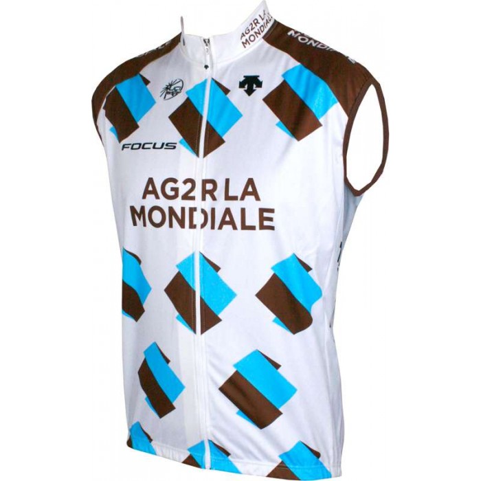 AG2R LA MONDIALE 2015 Wind-Weste Radsport-Profi-Team AG2R LA MONDIALE 2015 Wind-Weste Radsport-Profi-Team