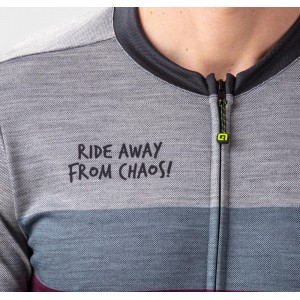 ALE CHAOS Gravel Radtrikot kurzarm schwarz/grau ALE CHAOS Gravel Radtrikot kurzarm schwarz/grau