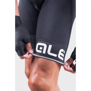 ALE CORSA Radhose kurz schwarz/weiß ALE CORSA Radhose kurz schwarz/weiß