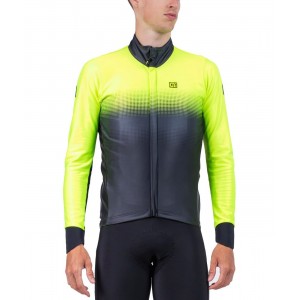 ALE GRADIENT Fahrradjacke neongelb/schwarz