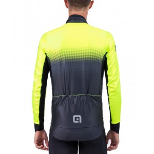 ALE GRADIENT Fahrradjacke neongelb/schwarz