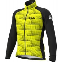ALE SHARP Winter Fahrradjacke schwarz/neongelb
