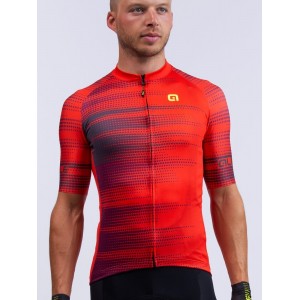 ALE TURBO Radtrikot kurzarm rot