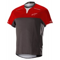 DROP PRO Radtrikot kurzarm MTB/Freeride black/red (schwarz/rot)
