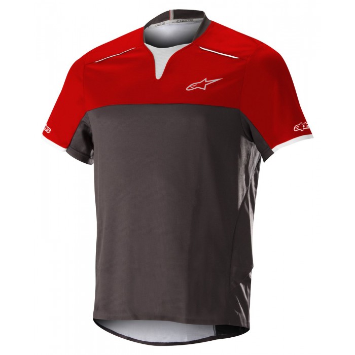 DROP PRO Radtrikot kurzarm MTB/Freeride black/red (schwarz/rot)