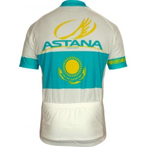 ASTANA kasachischer Meister 2011 Radsport-Profi-Team-Kurzarmtrikot mit kurzem Reißverschluss ASTANA kasachischer Meister 2011 Radsport-Profi-Team-Kurzarmtrikot mit kurzem Reißverschluss