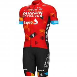 Bahrain Victorious 2022 Trägerhose kurz-ALE Radsport-Profi-Team Bahrain Victorious 2022 Trägerhose kurz-ALE Radsport-Profi-Team