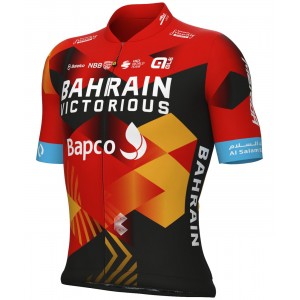 Bahrain Victorious 2023 Set (Kurzarmtrikot+Trägerhose)-ALE Radsport-Profi-Team