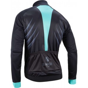 CHIESE Thermo-Winterjacke schwarz/celeste