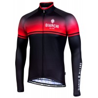 SANTERNO Radtrikot langarm schwarz/rot
