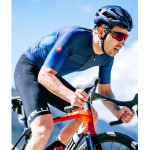 AERO Race 6.0 Radtrikot kurzarm blau