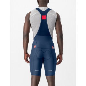 COMPETIZIONE Trägerhose kurz blau