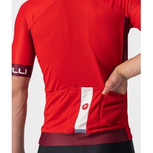 ENTRATA VI Radtrikot kurzarm rot