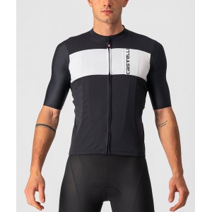 PROLOGO 7 Radtrikot kurzarm schwarz/weiß