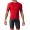 ENTRATA VI+COMPETIZIONE KIT Radsport-Set (Kurzarmtrikot+Trägerhose) rot/schwarz