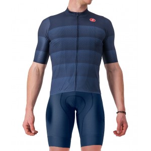 LIVELLI+COMPETIZIONE Radsport-Set (Kurzarmtrikot+Trägerhose) blau LIVELLI+COMPETIZIONE Radsport-Set (Kurzarmtrikot+Trägerhose) blau