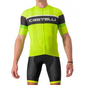 SCORPIONE 3+COMPETIZIONE KIT Radsport-Set (Kurzarmtrikot+Trägerhose) neon-gelbgrün/schwarz SCORPIONE 3+COMPETIZIONE KIT Radsport-Set (Kurzarmtrikot+Trägerhose) neon-gelbgrün/schwarz