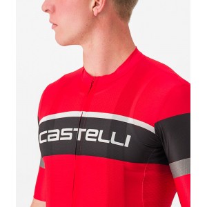 SCORPIONE 3+COMPETIZIONE KIT Radsport-Set (Kurzarmtrikot+Trägerhose) rot/schwarz SCORPIONE 3+COMPETIZIONE KIT Radsport-Set (Kurzarmtrikot+Trägerhose) rot/schwarz