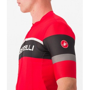 SCORPIONE 3 Radtrikot kurzarm rot/schwarz SCORPIONE 3 Radtrikot kurzarm rot/schwarz