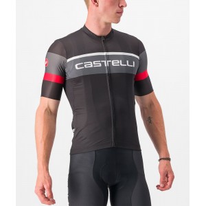 SCORPIONE 3+COMPETIZIONE KIT Radsport-Set (Kurzarmtrikot+Trägerhose) schwarz/grau