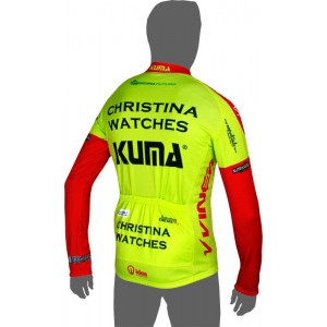 CHRISTINA WATCHES-KUMA 2014 Langarmtrikot Radsport-Profi-Team CHRISTINA WATCHES-KUMA 2014 Langarmtrikot Radsport-Profi-Team