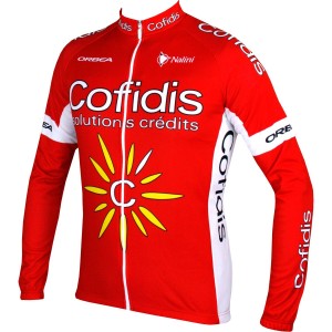 COFIDIS 2018 Radtrikot langarm-Radsport-Profi-Team COFIDIS 2018 Radtrikot langarm-Radsport-Profi-Team