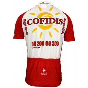 Cofidis 2009 Kurzarmtrikot mit kurzem Reißverschluss