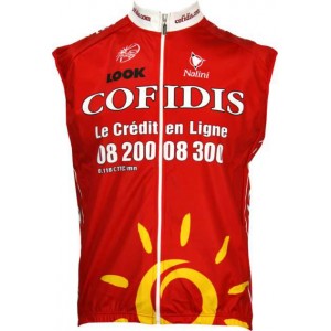 Cofidis 2009 Radsport-Profi-Team-Radsport-Wind-Weste Cofidis 2009 Radsport-Profi-Team-Radsport-Wind-Weste