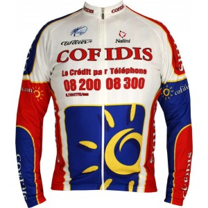 Cofidis 2006 Langarmtrikot-Radsport-Profi-Team Cofidis 2006 Langarmtrikot-Radsport-Profi-Team