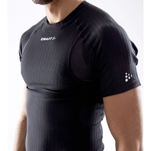 Active Extreme X Crewneck Funktionsunterhemd kurzarm schwarz