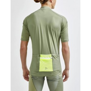 ADV Offroad Radtrikot kurzarm grün/neongelb