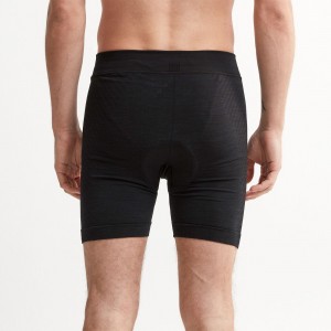 FUSEKNIT Bike Boxer Fahrrad-Unterhose schwarz (mit Sitzpolster)