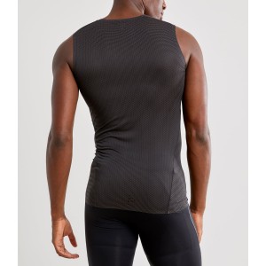 NANOWEIGHT Funktionsshirt ärmellos schwarz