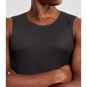 NANOWEIGHT Funktionsshirt ärmellos schwarz