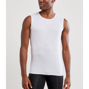 NANOWEIGHT Funktionsshirt ärmellos weiß